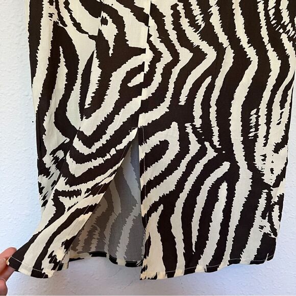 Anthropologie Corey Lynn Calter Zebra Maxi Dress NEW Size Small - Picture 7 of 9